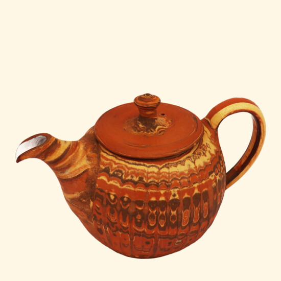 Keramický čajník - žihaný, handmade