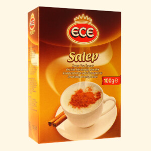Arabský turecký puding Sahlep.