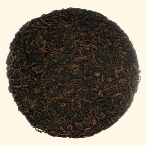 Čierny zrelý čaj China Yunnan Xishuangbanna NAN NUO Tippy Imperial BEENG CHA – koláč