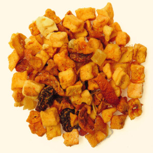 Ovocný čaj vanilkový koláč.