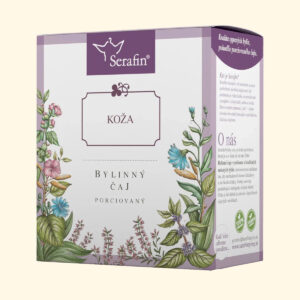 Koža – porciovaný čaj - koža, detoxikácia, črevná mikroflóra