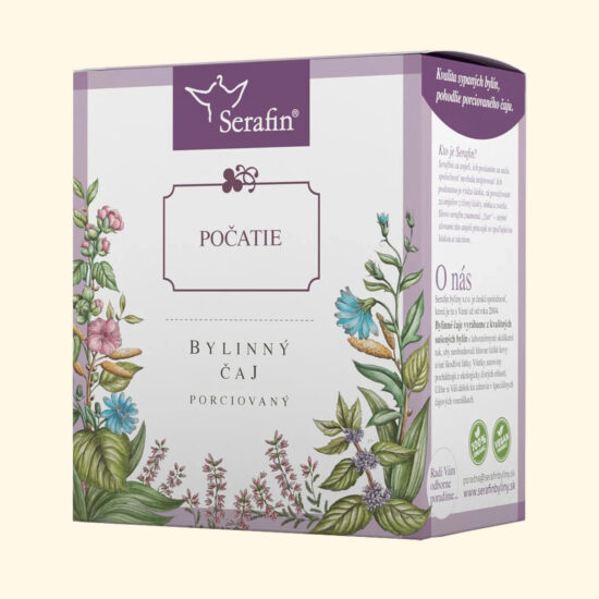 Počatie – porciovaný čaj - ženské pohlavné orgány, hormonálny komfort, minerály, vitalita, uvoľnenie