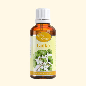 Tinktúra z pupeňov Ginko dvojlaločné (Ginkgo biloba) - Serafin