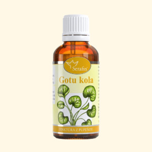 Tinktúra z pupeňov Gotu kola - Pupočník ázijský (Centella asiatica) - Serafin