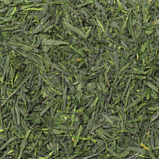 Sypaný zelený čaj Sencha shizuoka.